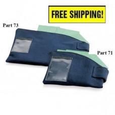 12"H to 8-1/2"H x 15-1/2"L Security Courier Pouch - Close-out, While Supplies Last!! FREE SHIPPING!